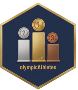 olympicAthletes hex sticker